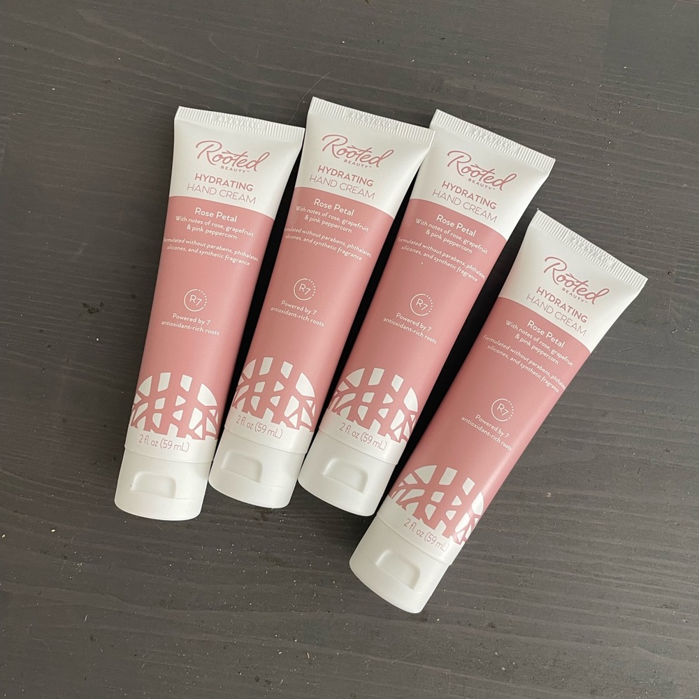 Rooted hydrating hand cream - Rose Petal sent